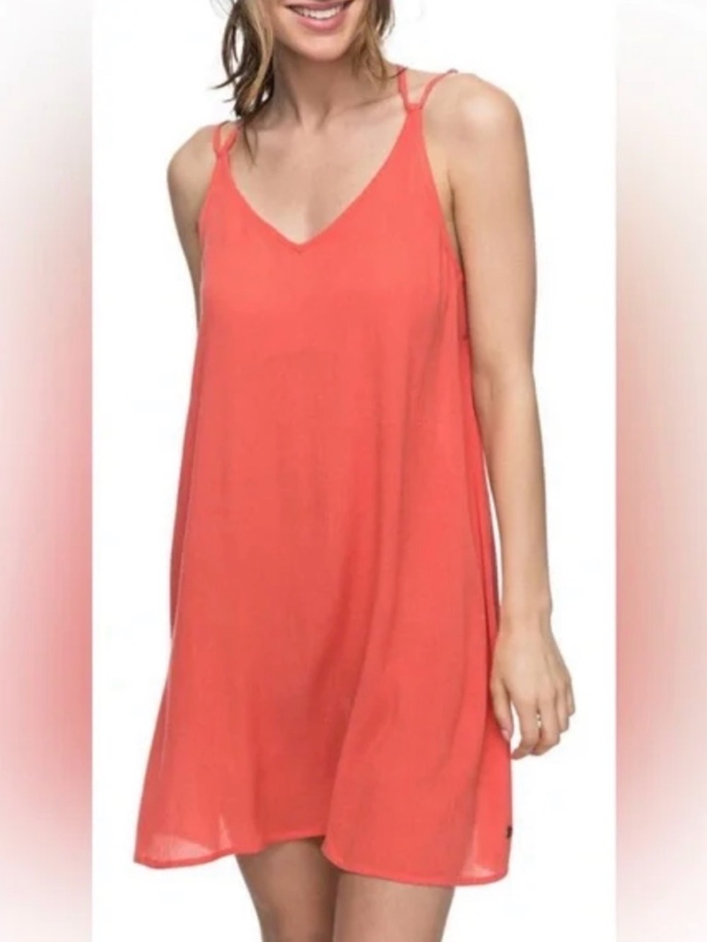 Roxy Coral Dome of Amalfi Sundress